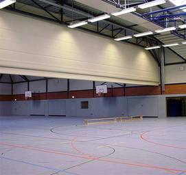 Trennvorhang Zweifeldsporthalle