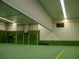 Trennvorhang Zweifeldsporthalle